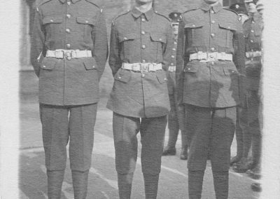 Lt Geeson and two other men