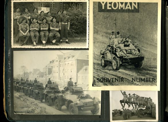 Album cover shoving various photos from WW II