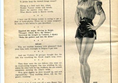 5th page of the Yeoman Magazine 4th January 1946